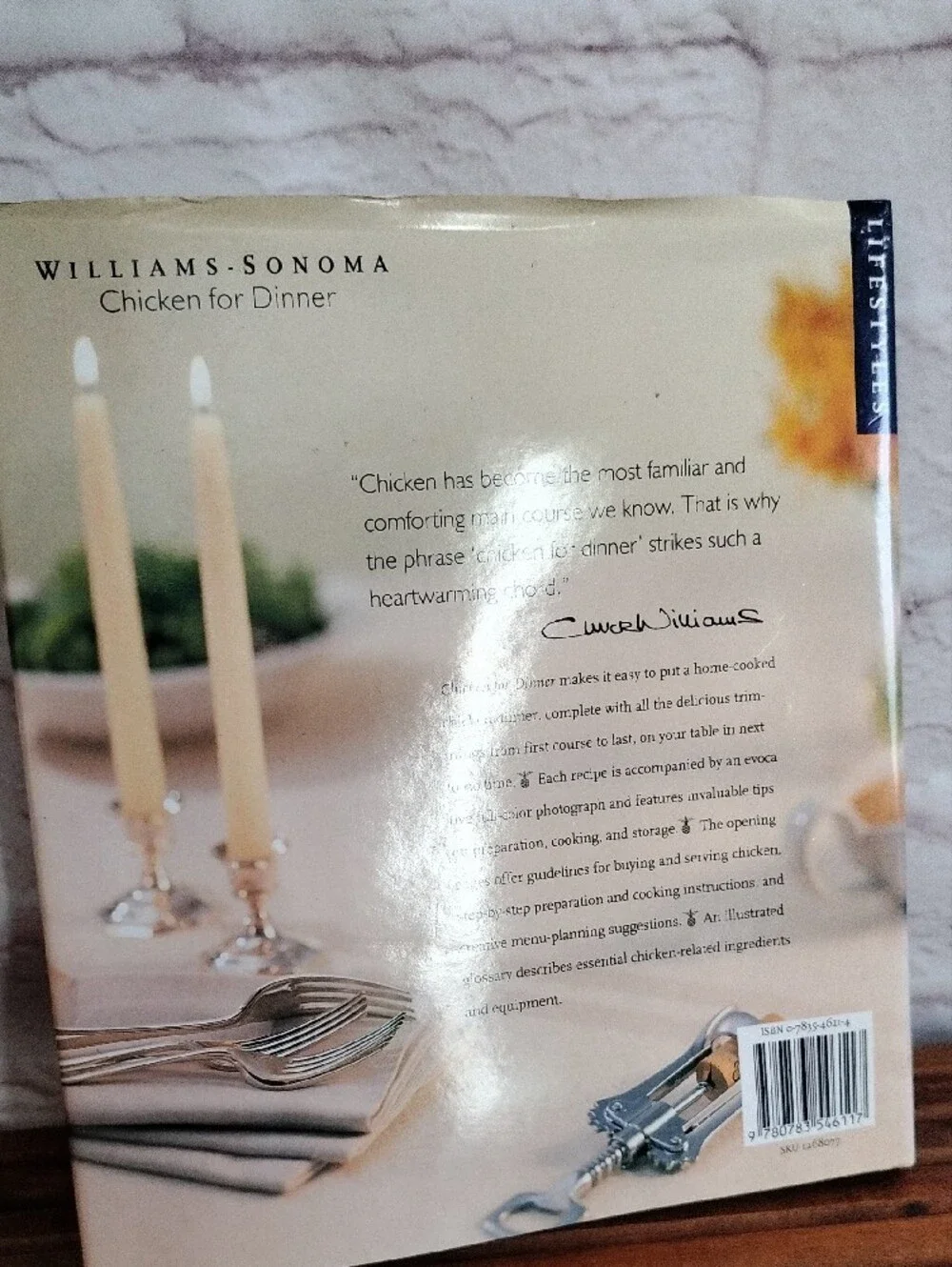 Williams-Sonoma Chicken for Dinner Cookbook - Yellow and Blue